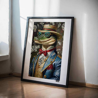 Gentleman Gator Poster