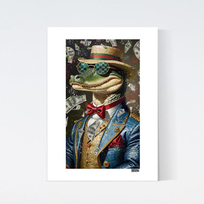 Gentleman Gator Poster