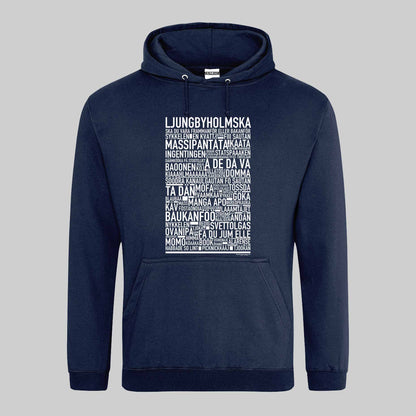 Ljungbyholmska Dialekt Text Hoodie