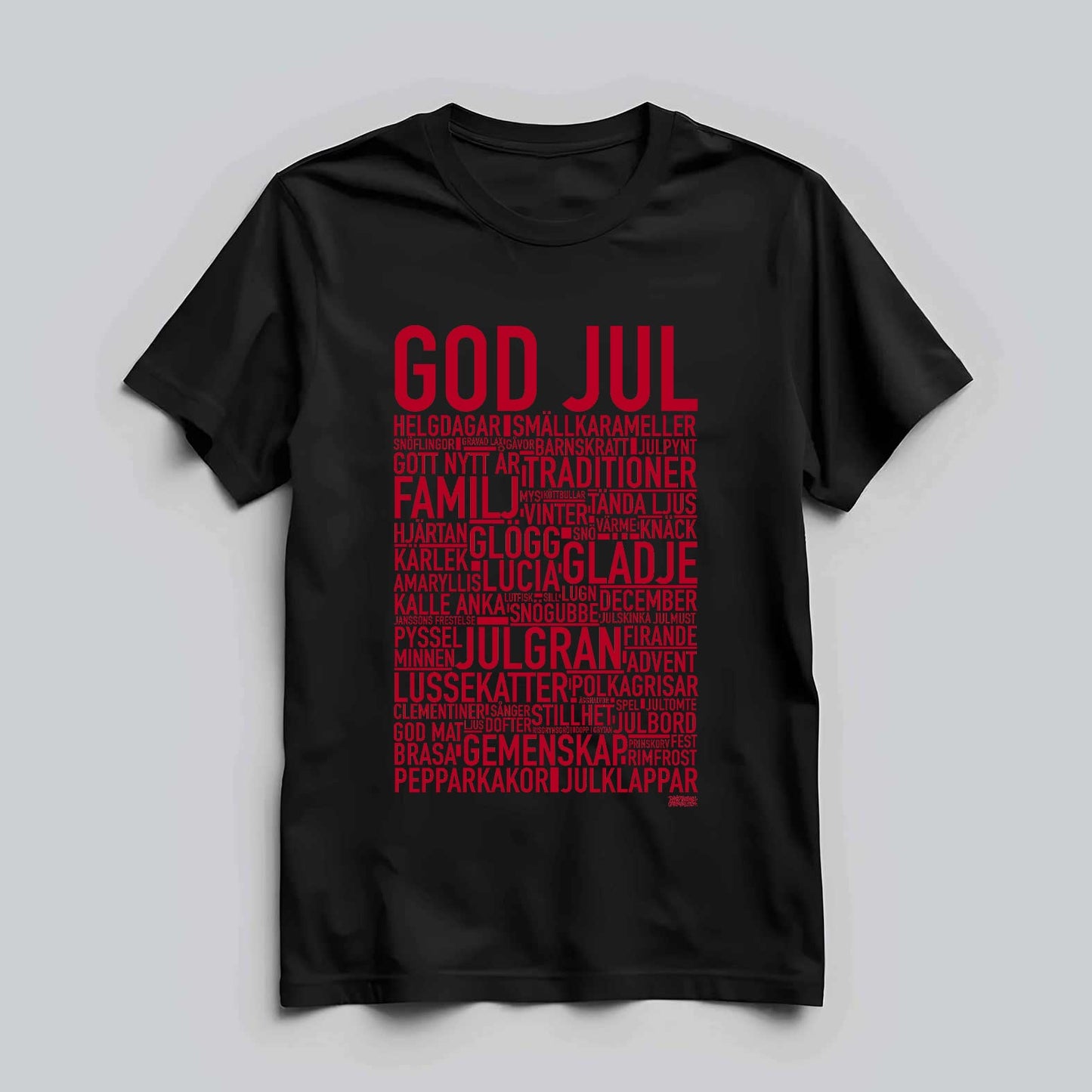 God Jul Text T-shirt