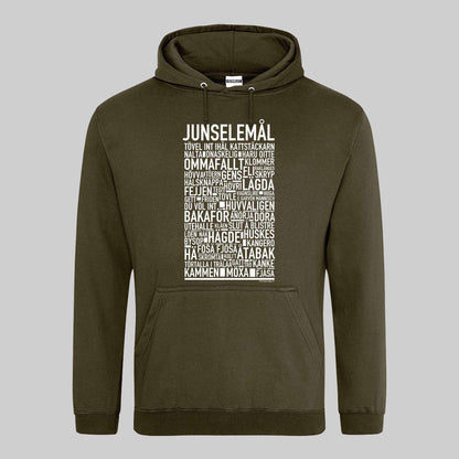 Junselemål Dialekt Text Hoodie