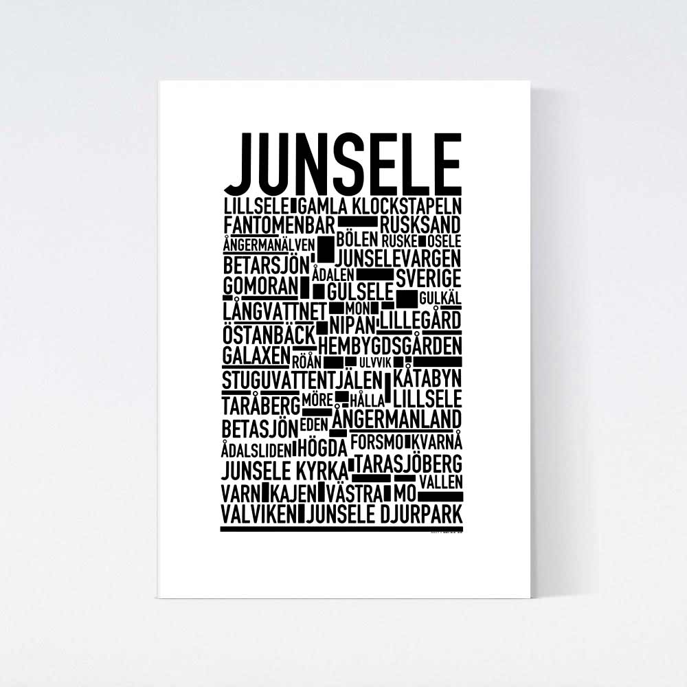 Junsele Text Poster