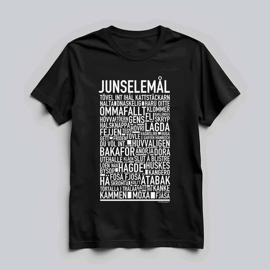 Junselemål Dialekt Text T-shirt