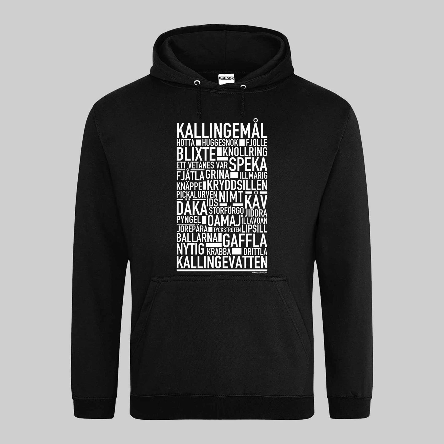 Kallingemål Dialekt Text Hoodie