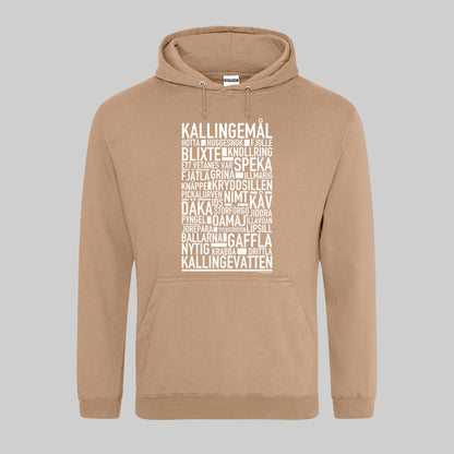 Kallingemål Dialekt Text Hoodie