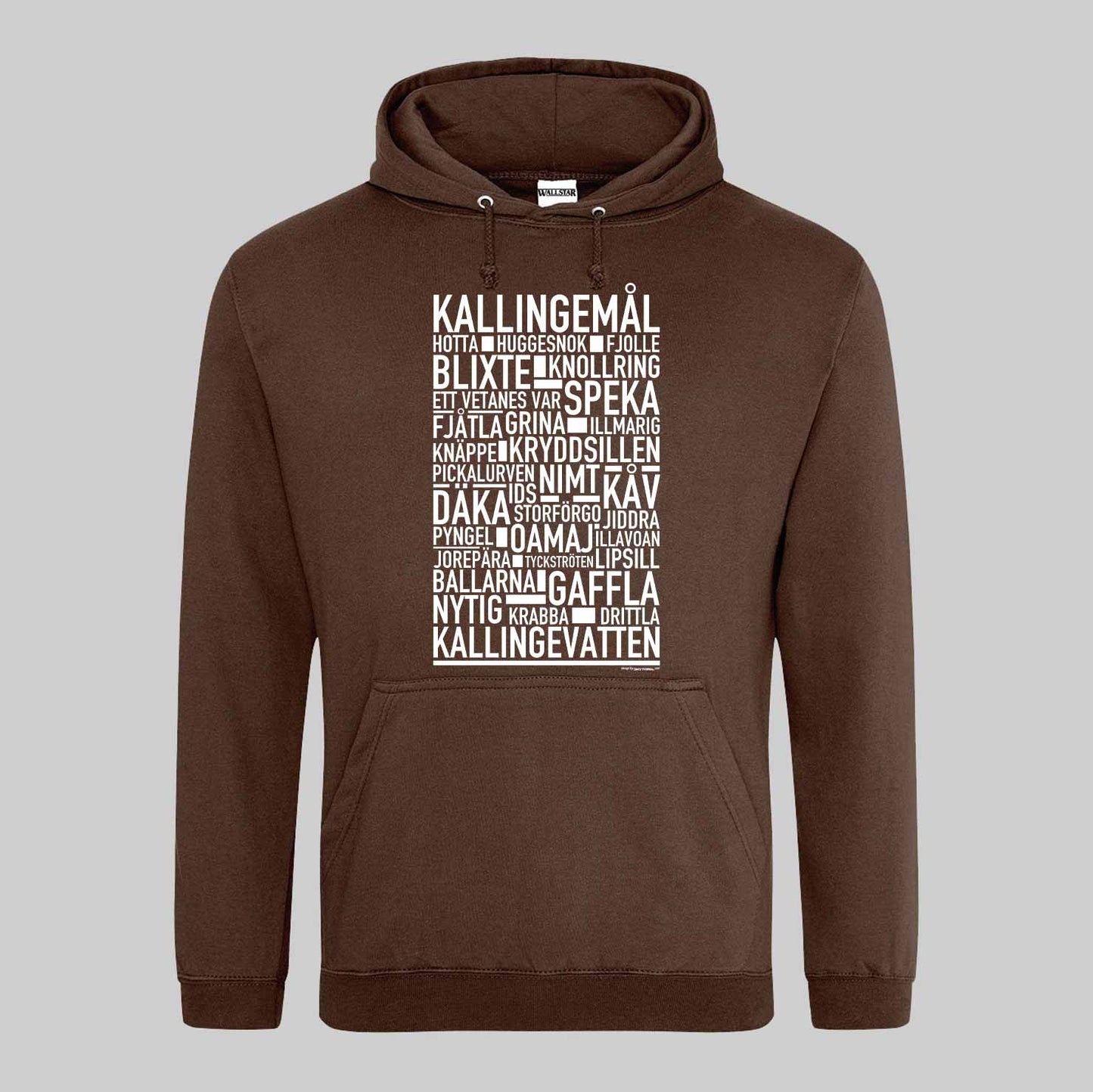 Kallingemål Dialekt Text Hoodie