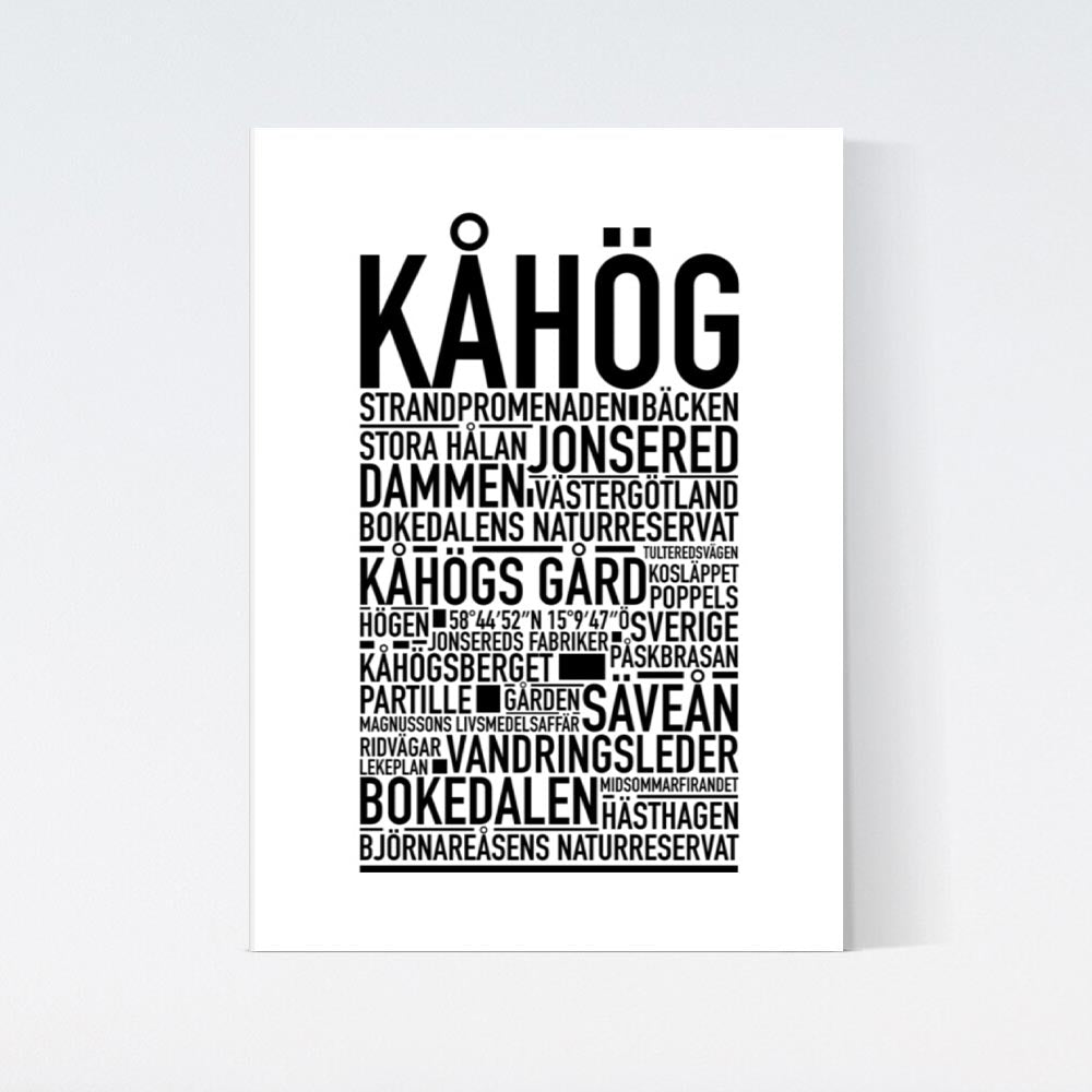 Kåhög Text Poster