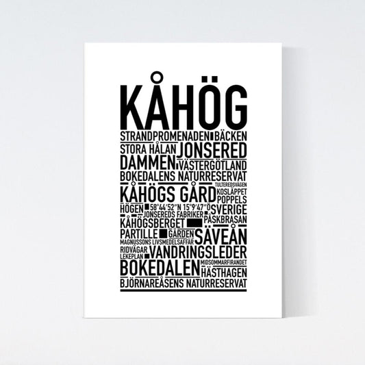 Kåhög Text Poster