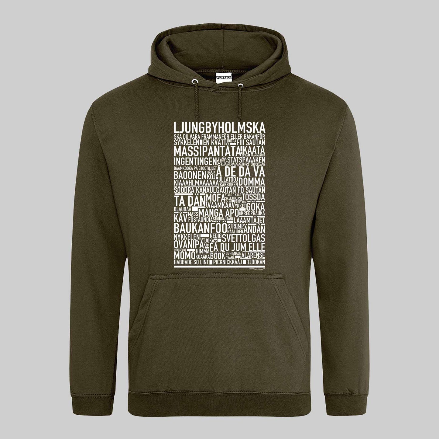 Ljungbyholmska Dialekt Text Hoodie