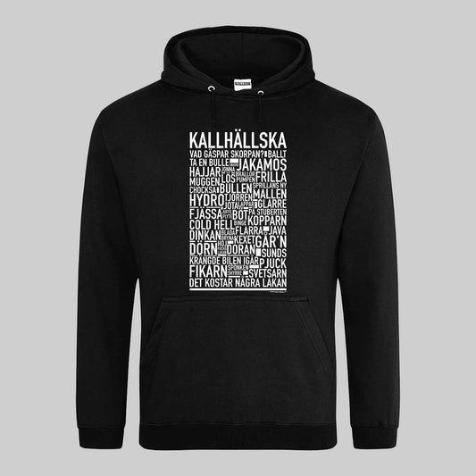 Kallhällska Dialekt Text Hoodie