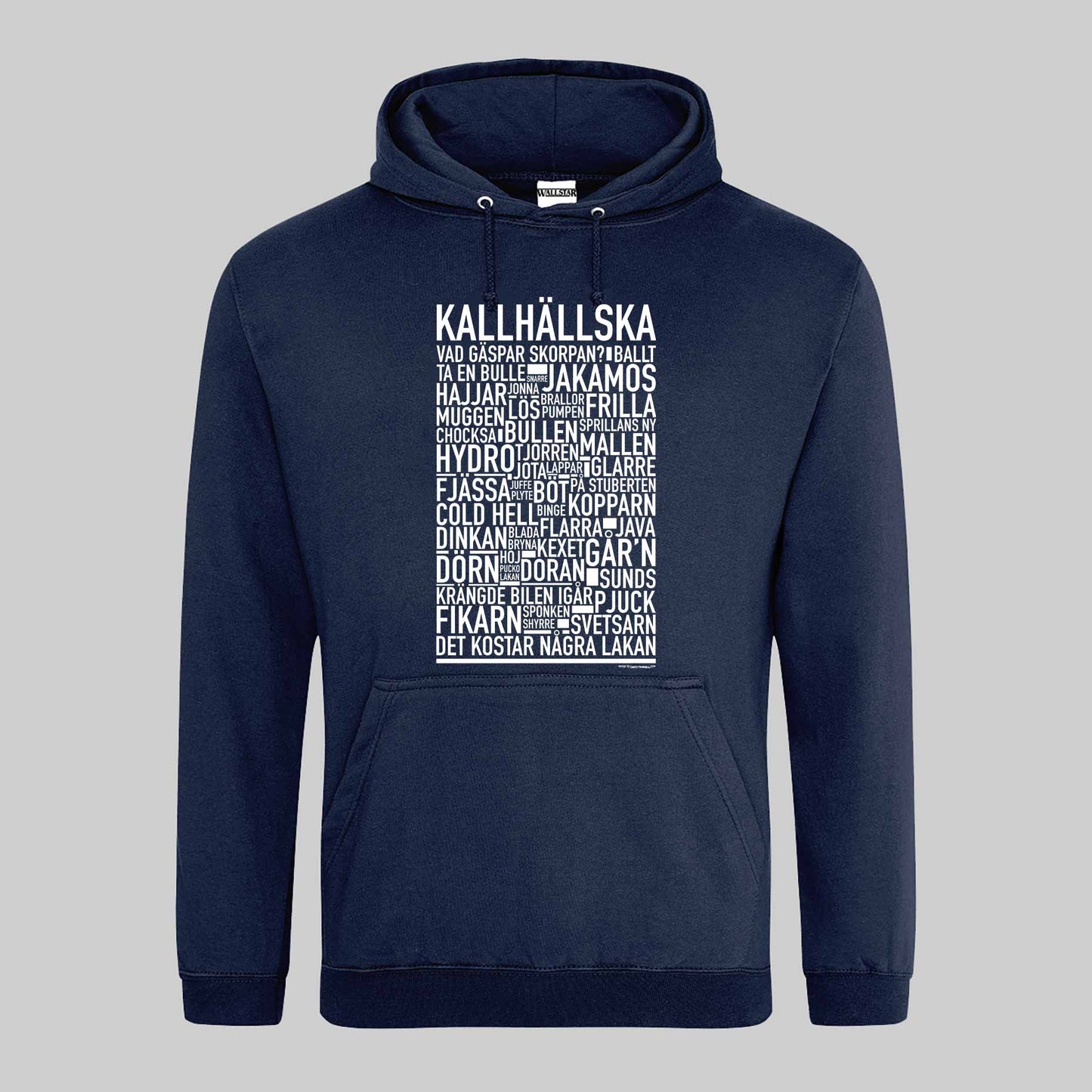 Kallhällska Dialekt Text Hoodie