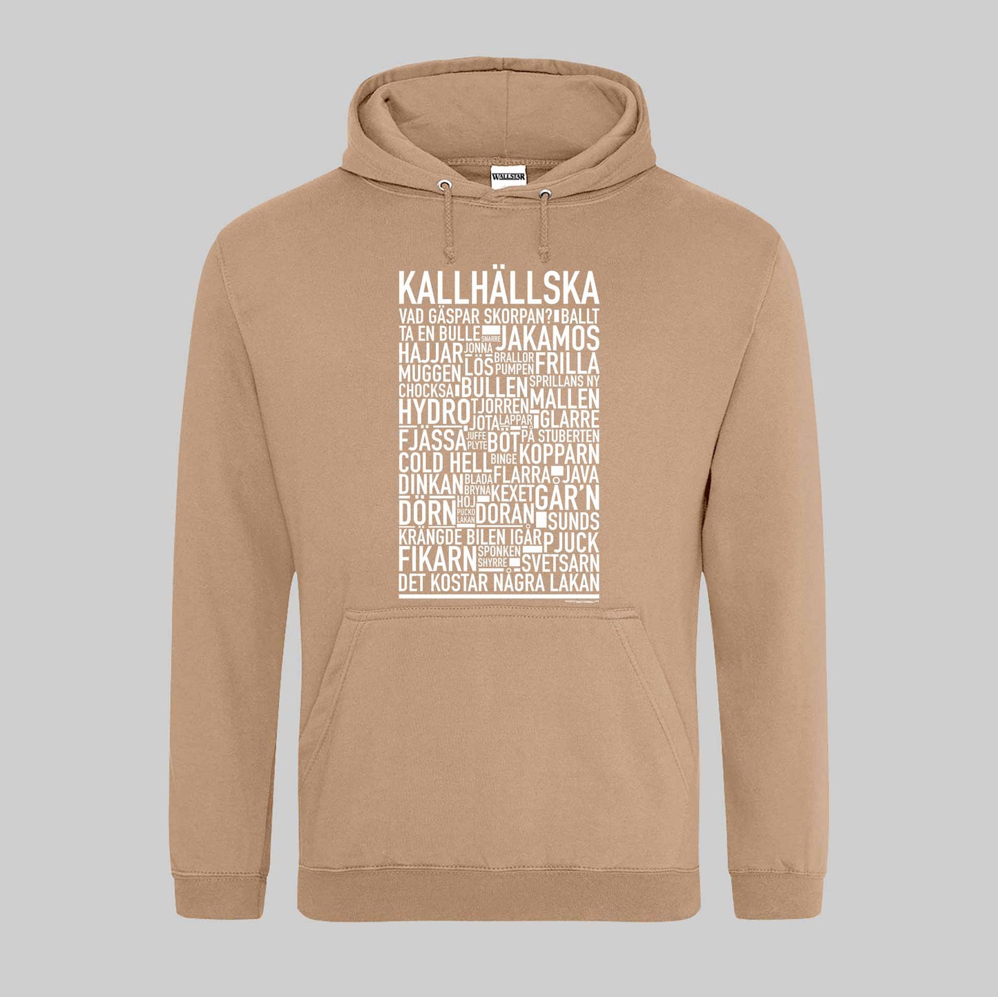 Kallhällska Dialekt Text Hoodie