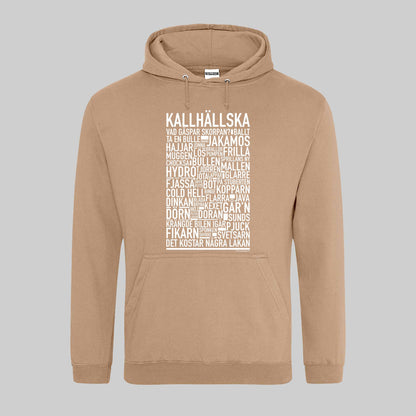 Kallhällska Dialekt Text Hoodie