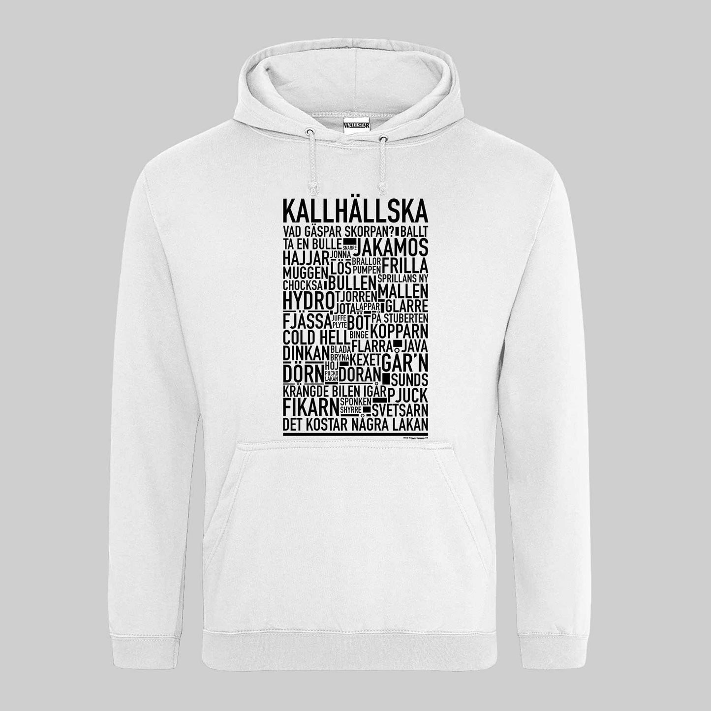 Kallhällska Dialekt Text Hoodie