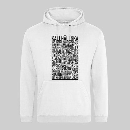 Kallhällska Dialekt Text Hoodie