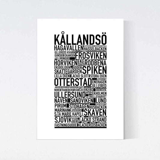 Kållandsö Text Poster