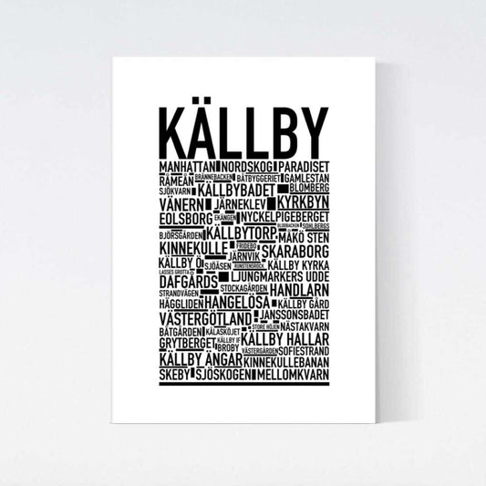 Källby Text Poster