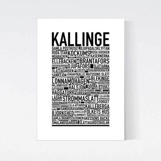Kallinge Text Poster
