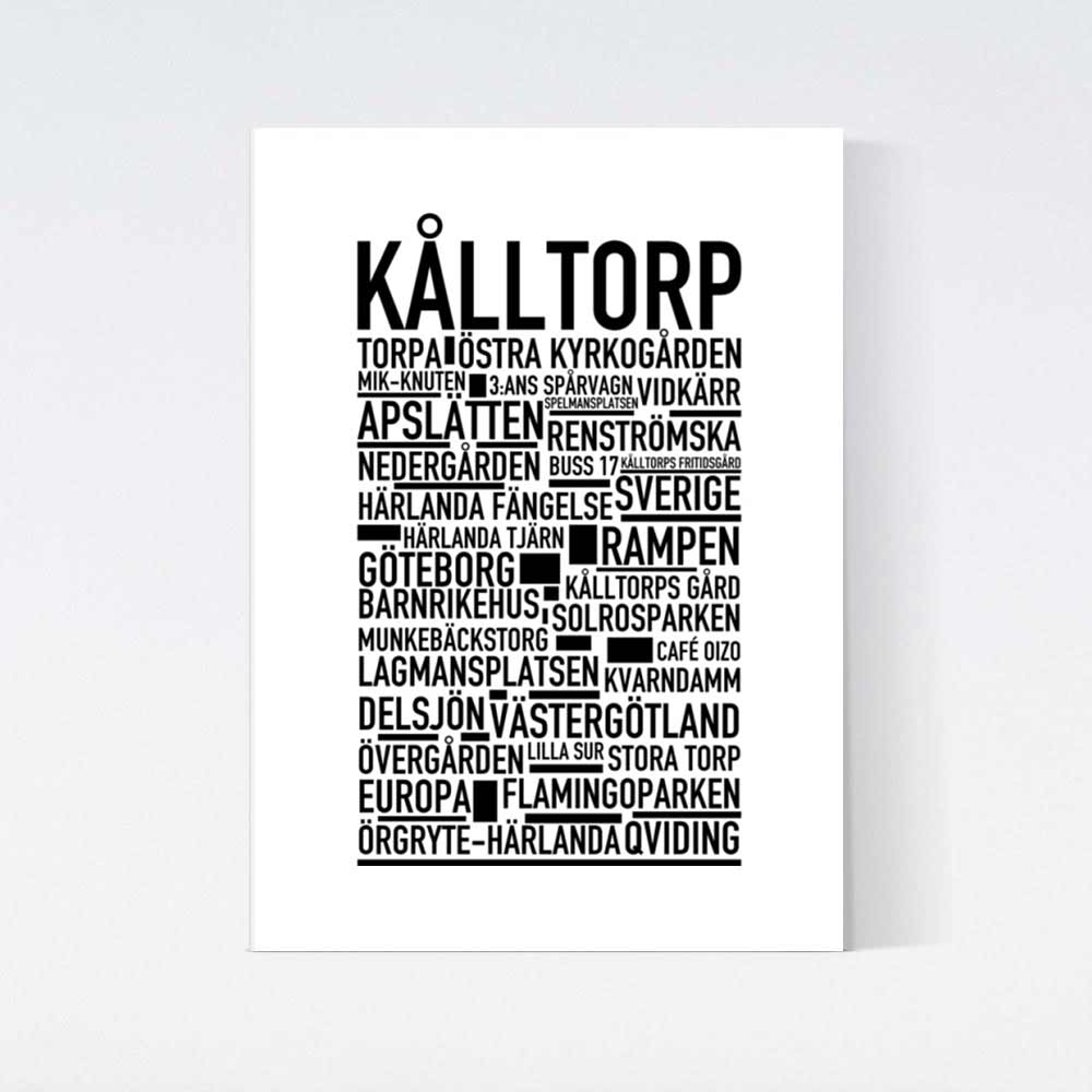 Kålltorp Text Poster