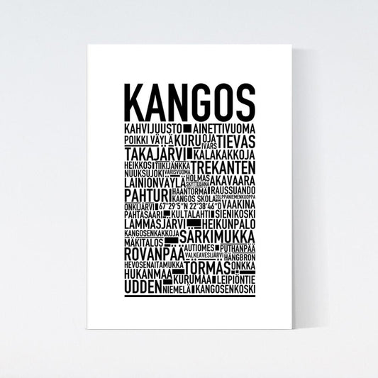 Kangos Text Poster