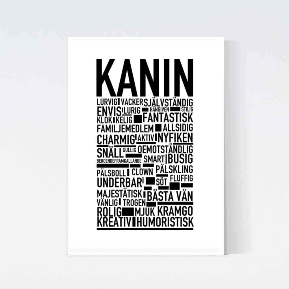 Kanin Text Poster