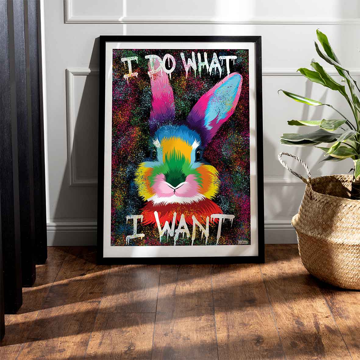 Färgglad Kanin Poster
