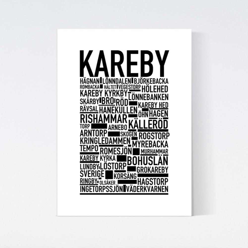Kareby Text Poster