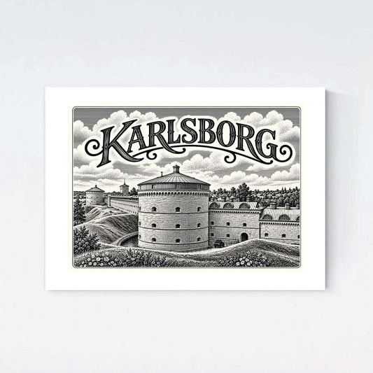 Karlsborg Nostalgi Poster