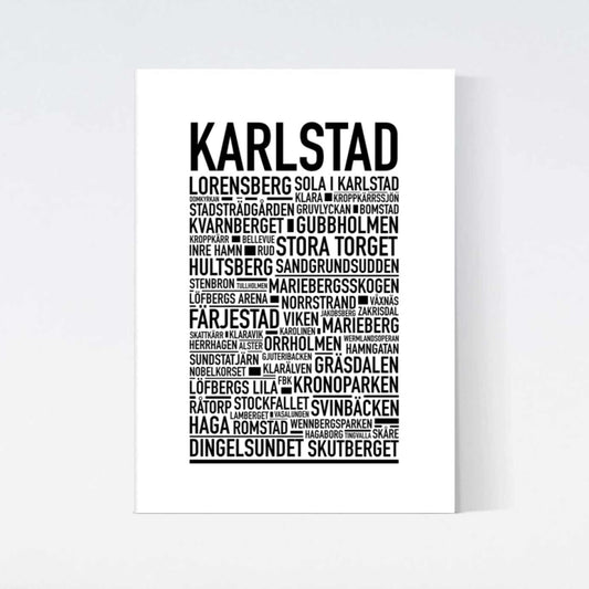 Karlstad Text Poster