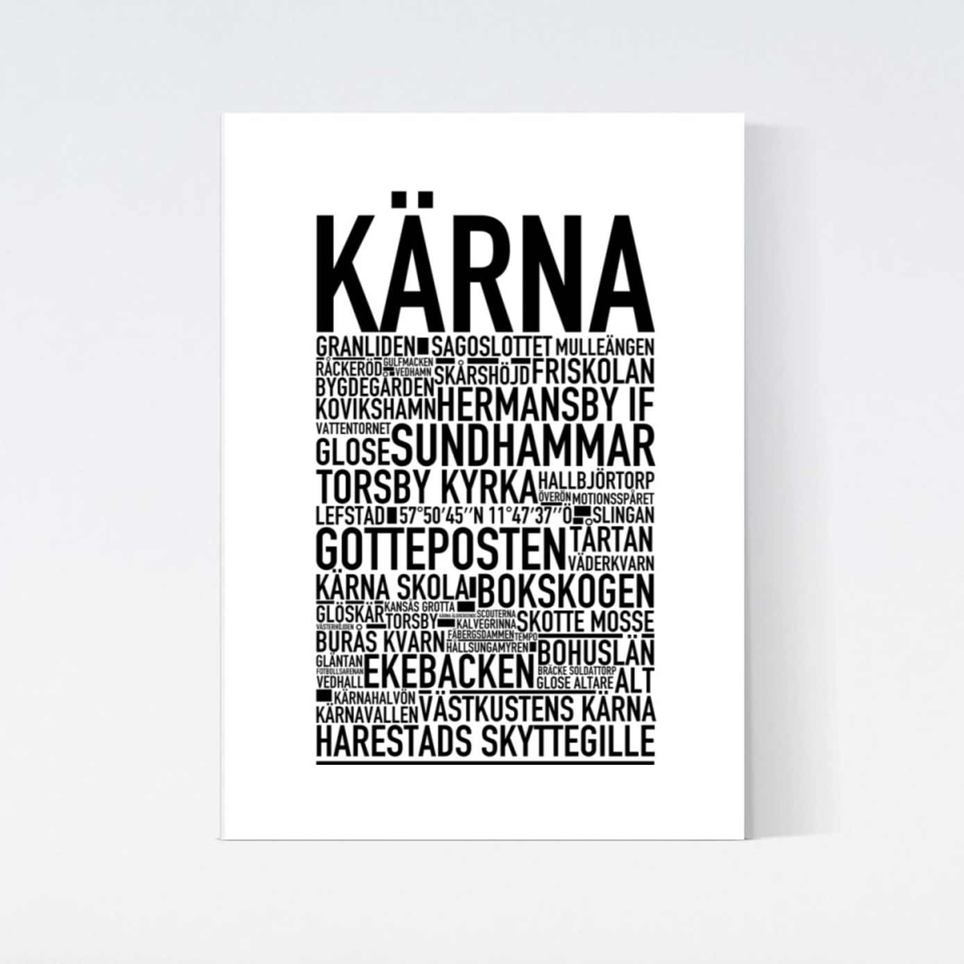 Kärna Text Poster