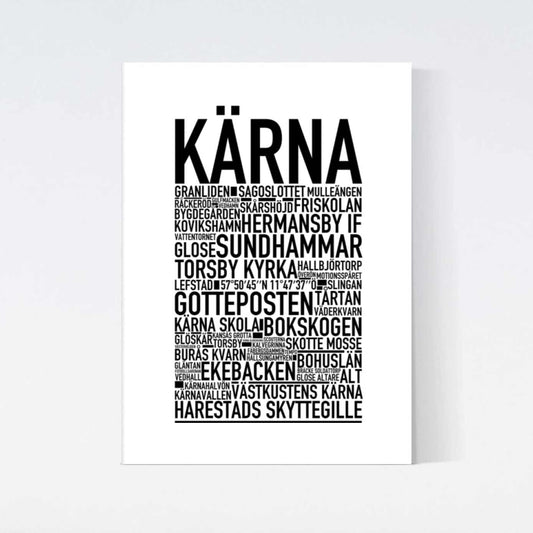 Kärna Text Poster
