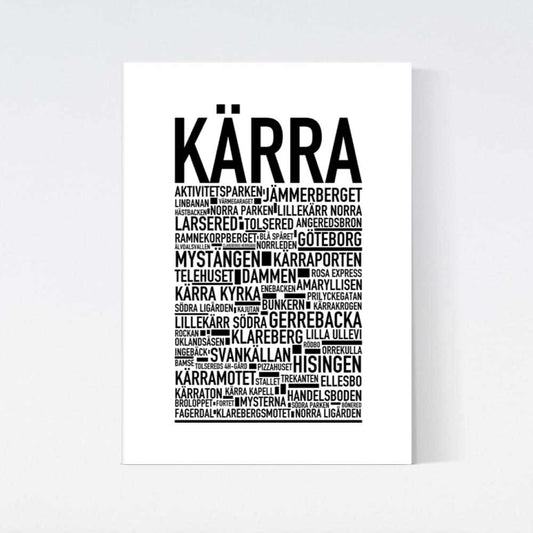Kärra Text Poster