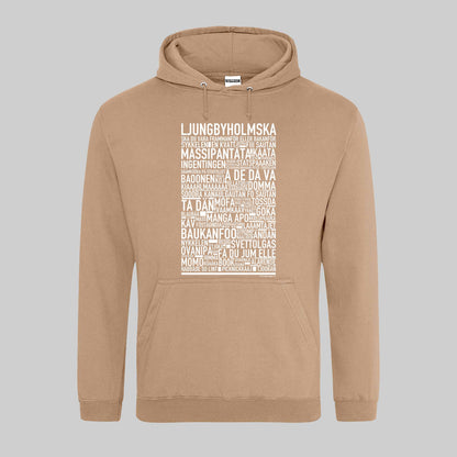 Ljungbyholmska Dialekt Text Hoodie