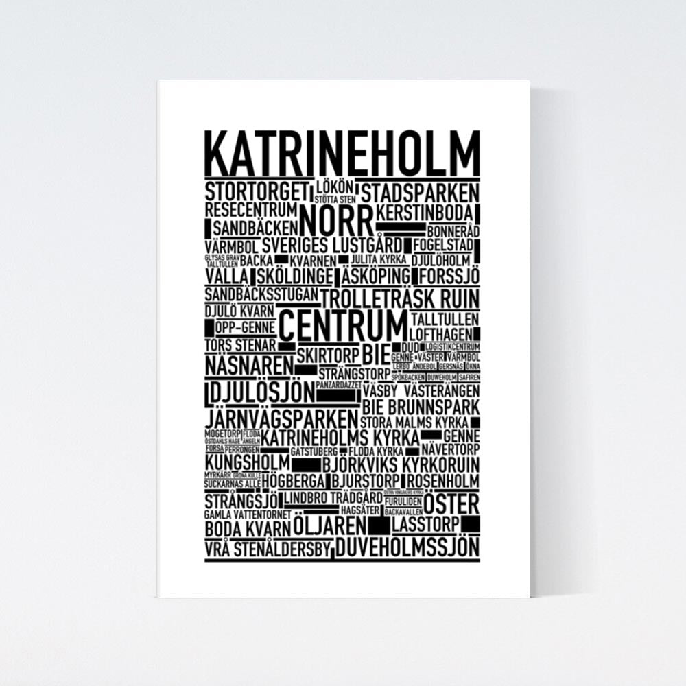 Katrineholm Text Poster