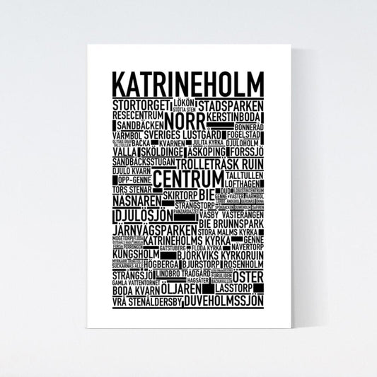 Katrineholm Text Poster