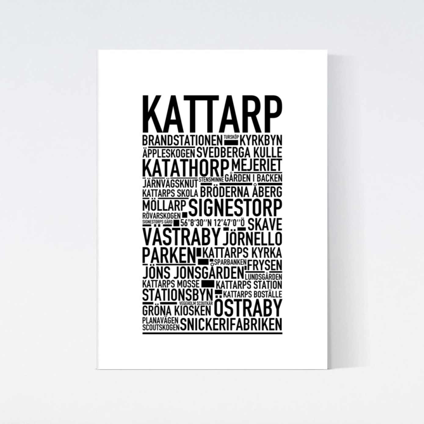 Kattarp Text Poster