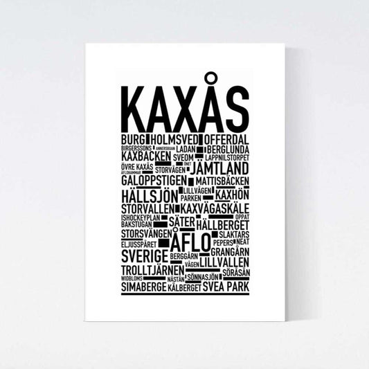 Kaxås Text Poster