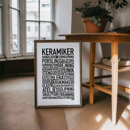 Keramiker Text Poster