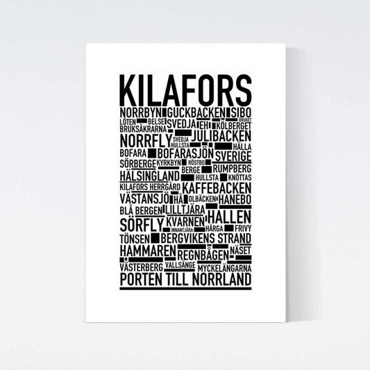 Kilafors Text Poster