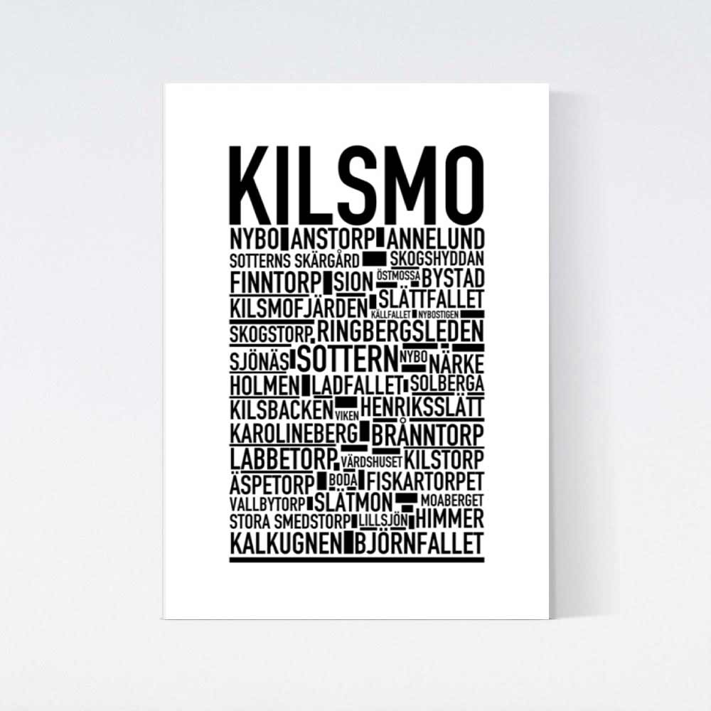 Kilsmo Text Poster