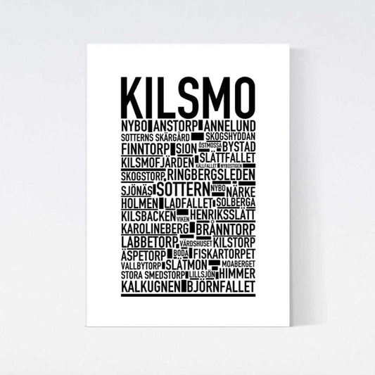 Kilsmo Text Poster