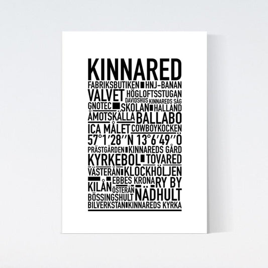 Kinnared Text Poster