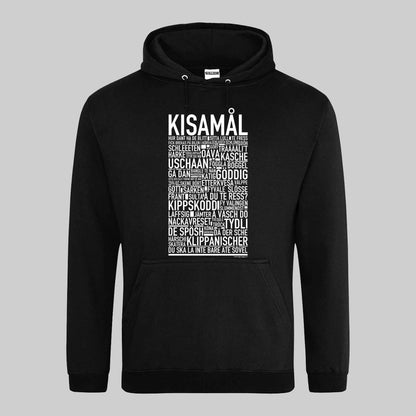 Kisamål Dialekt Text Hoodie