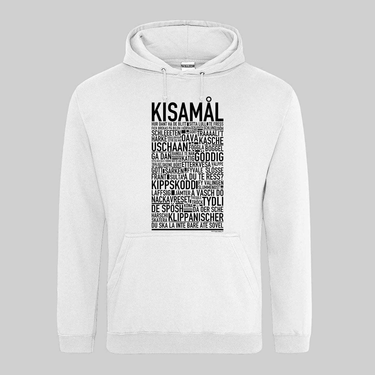 Kisamål Dialekt Text Hoodie