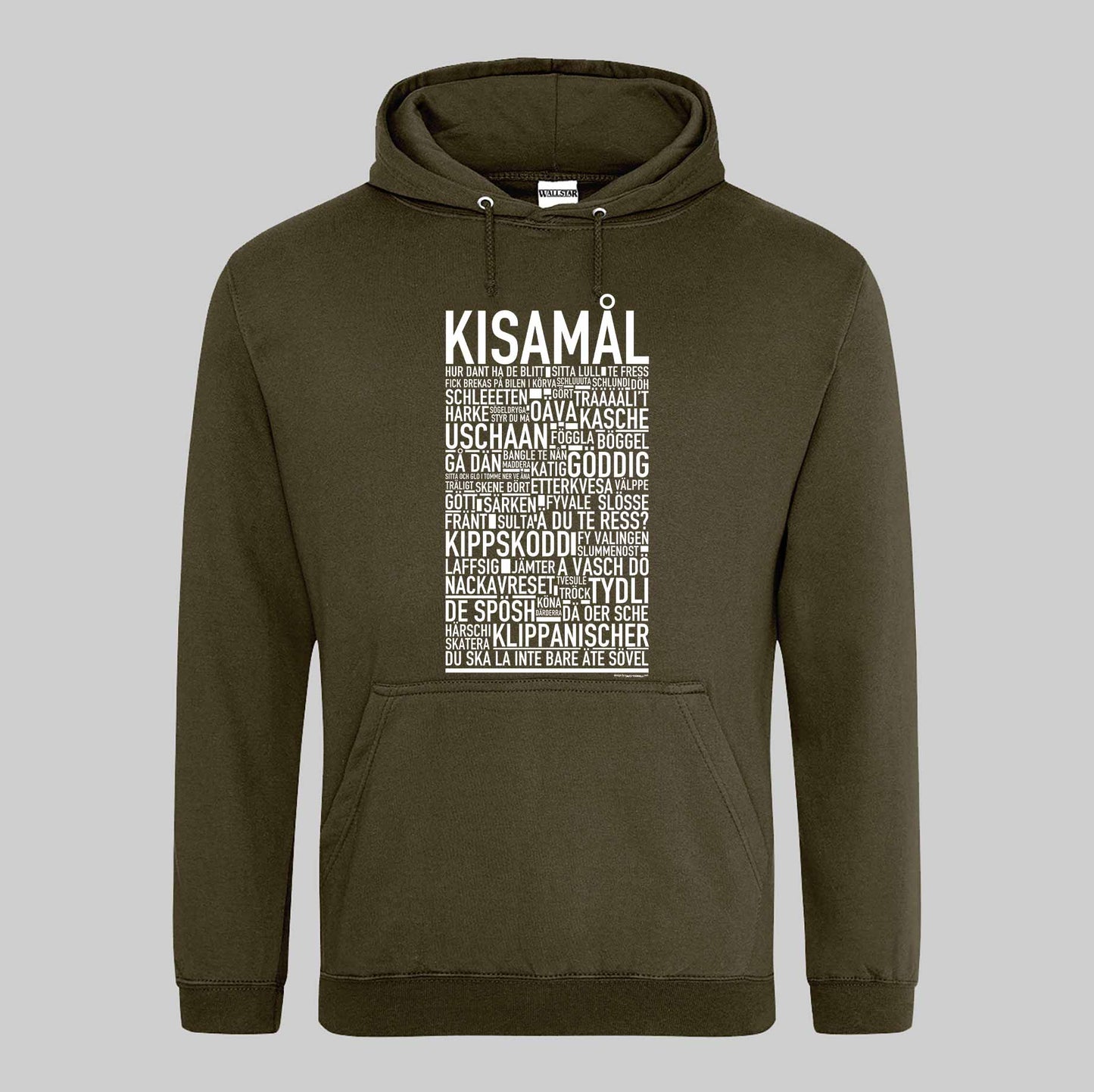 Kisamål Dialekt Text Hoodie