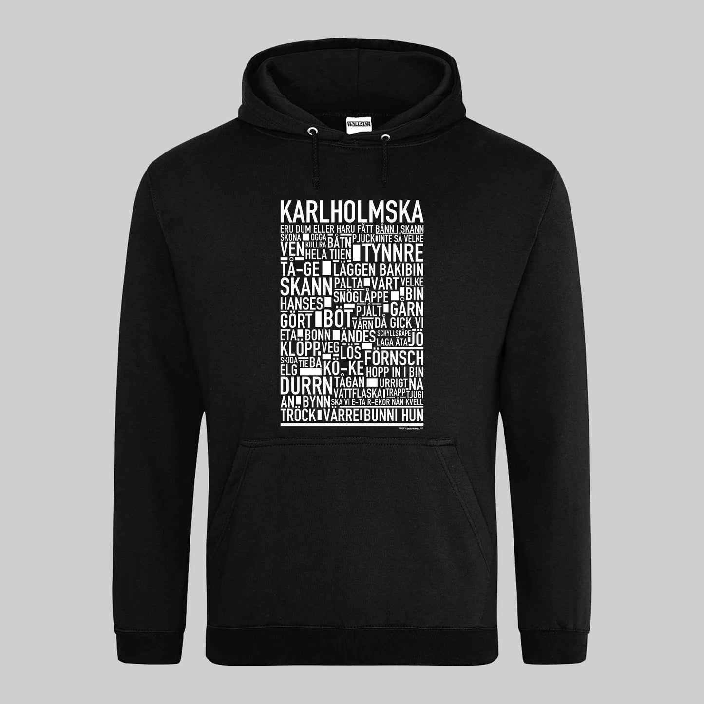 Karlholmska Dialekt Text Hoodie