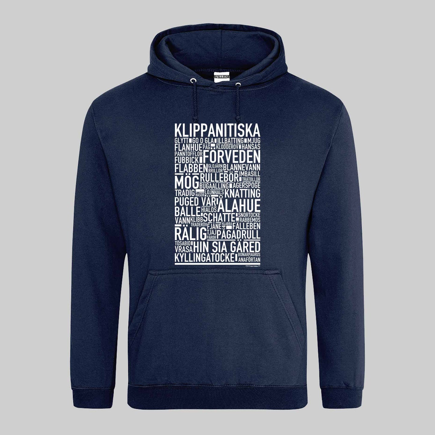 Klippanitiska Dialekt Text Hoodie