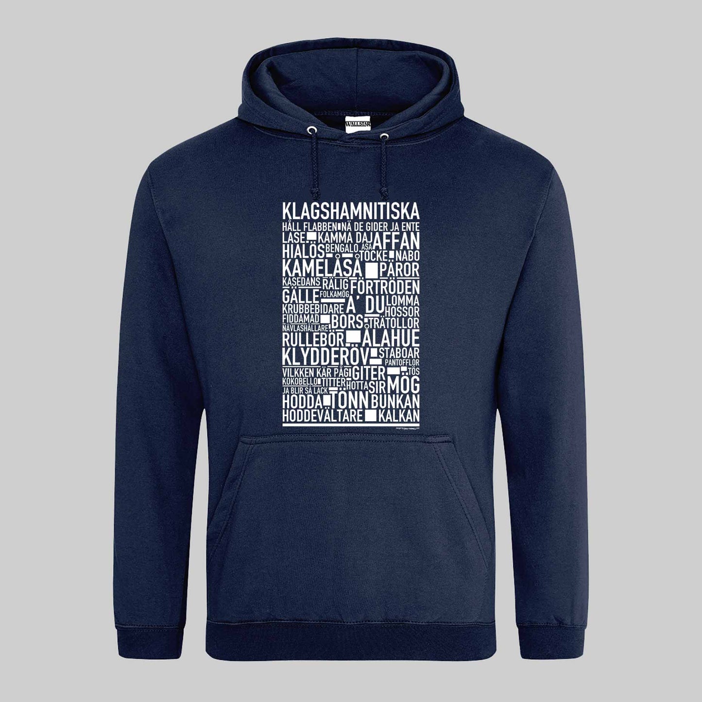 Klagshamnitiska Dialekt Text Hoodie