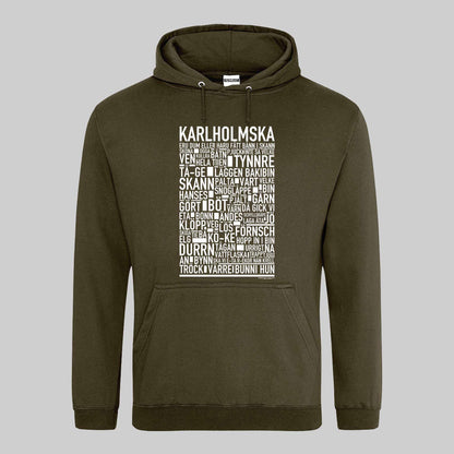 Karlholmska Dialekt Text Hoodie