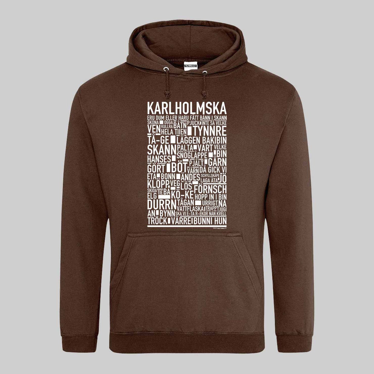 Karlholmska Dialekt Text Hoodie